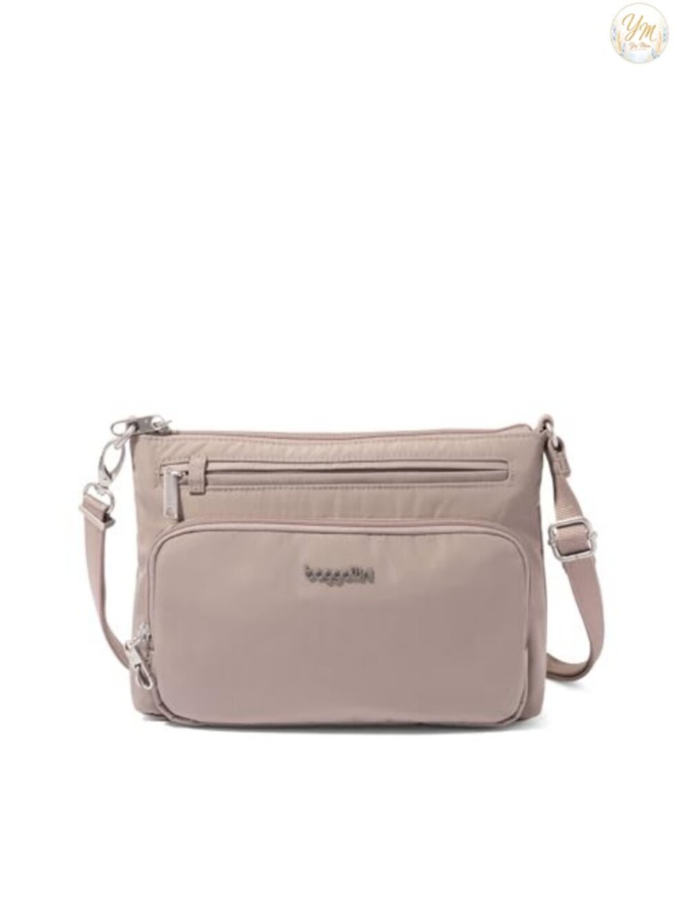 Anti-Theft Crossbody Bag with RFID Blocking - Nylon Slash-Resistant Travel